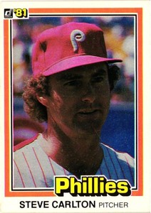STEVE CARLTON 1981 Donruss #33 BUY ANY 2 ITEMS FOR 50% OFF   B216R1S7P41