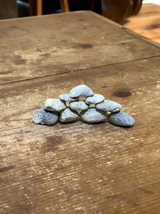 Decoración de tanques de piedra fósil natural hecha a mano - pequeño muro de contención de sustrato - Imagen 1 de 8