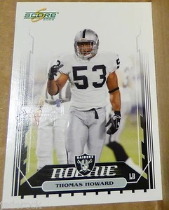 Thomas Howard 2006 Score Rookie Super Bowl XLI Logo #430 SSP 1/1 Masterpiece SP - Picture 1 of 1
