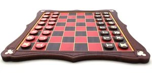 Wooden Chess set, 24cm board, British made - Picture 1 of 4