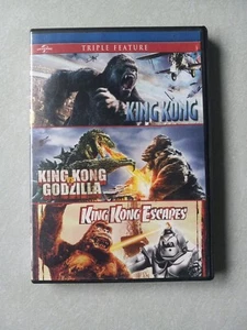 King Kong/King Kong Vs Godzilla/King Kong Escapes (DVD) Triple Feature Good 2014 - Picture 1 of 2