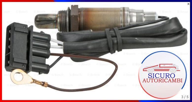 SONDA LAMBDA 0258003181 BOSCH VW GOLF PASSAT VENTO SEAT IBIZA NISSAN PATHFINDER - Immagine 1 di 1