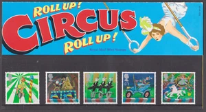 GREAT BRITAIN - 2002 CIRCUS - PRESENTATION PACK MNH ( 5 STAMPS MNH) - Picture 1 of 4