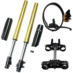 29" Front Fork Triple Tree Brake Caliper Pit Bike SSR Taotao Coolster Lifan - Picture 1 of 10