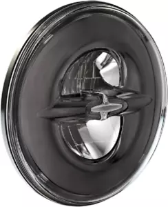 DRAG SPECIALTIES 7" LED BLACK HEADLIGHT HARLEY ELECTRA GLIDE ROAD KING STREET - Bild 1 von 1