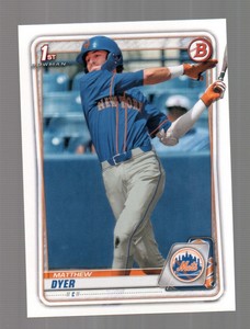 2021 1st Bowman Matthew Dyer Baseball Card New York Mets