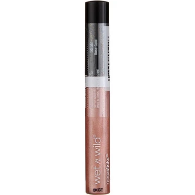 4 Pack Wet n Wild MegaSlicks Lip Gloss, Rose Gold 555B, 0.19 oz - Image 1 of 4