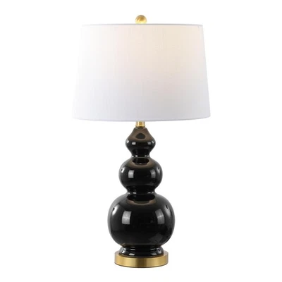 JYL4023C Bowen 27.5" Contemporary Transitional Ceramic Gourd LED Table Lamp B... - Image 1 of 4