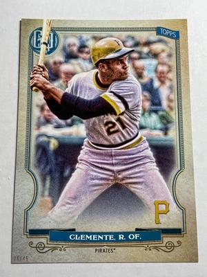 Roberto Clemente 2020 Topps Gypsy Queen 5x7 Jumbo SP #d /49 Pirates HOF - Image 1 of 2