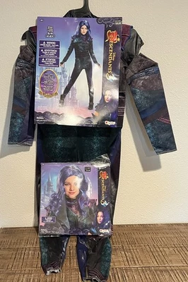 Disfraz de Descendientes 3 veces Deluxe para niño talla 4-6X con peluca Halloween NUEVO Foto 1 de 4