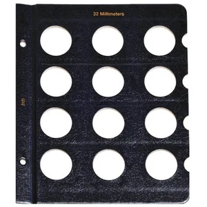 Whitman Blank Page 32mm Coin Holder for Classic Albums - Picture 1 of 1