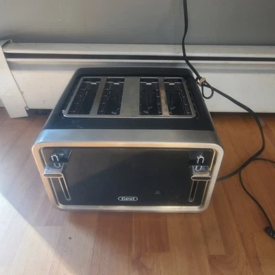 Tostadora Gevi 4 Rebanadas LED Digital Pantalla Táctil Ranuras Extra Anchas Negra Foto 1 de 4