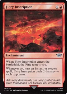 Fiery Inscription (126), LTR, Reg, U - Picture 1 of 2
