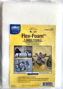 Pellon Flex Foam 1-Sided Fusible Fabric Stabilizer 20" x 60" Precut - Picture 1 of 4