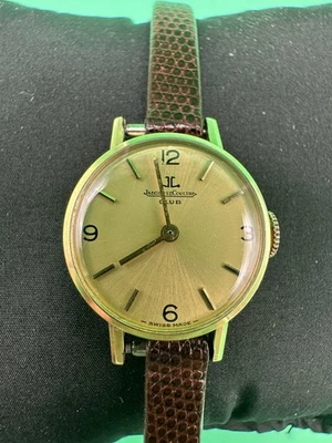 Reloj Jaeger-LeCoultre Vintage Damas Chapado en Oro Movimiento Cuerda Manual Foto 1 de 4