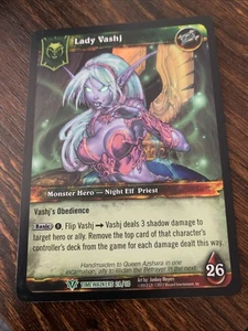 Lady Vashj - Timewalkers - World of Warcraft TCG Foil Hero Card 24/30 - Picture 1 of 2