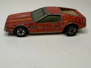 Hot Wheels Goodyear Champion Bell 1979 rouge fabriqué à Hong Kong - Photo 1/6
