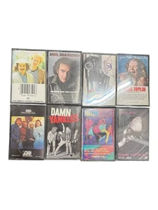 Vintage Original Cassette Tape Collection Bundle (8) Neil Diamond Rolling Stones - Picture 1 of 3