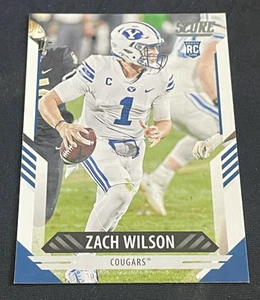 2021 Score - Zach Wilson - #304 (RC) - Picture 1 of 2
