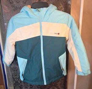 SwissTech-Girls multicolor hooded full zip jacket size 4/5 - Picture 1 of 5