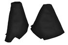 BLACK STITCH FITS LANDROVER DISCOVERY 300 TD5 TDI  AUTO AUTOMATIC SUEDE GAITERS