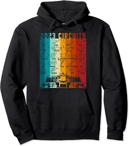 Retro Vintage Formula Racing Track Circuit Race Lover Youth Hooded Sweatshirt - Picture 1 of 2
