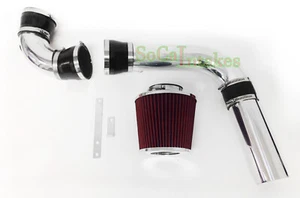 Black Red 3pc cold Air Intake Kit&Filter For 94-97 Chevy Camaro Z28 5.7L - Picture 1 of 1