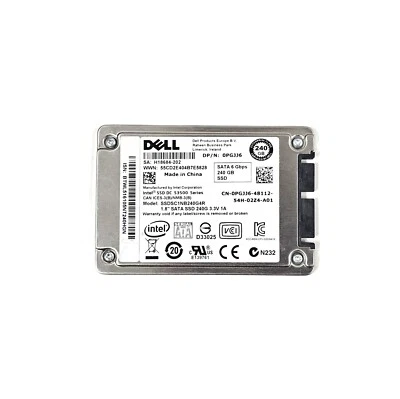 Dell 0PGJJ6 - 240GB SATA 6.0Gbps 1.8" SSD - Intel SSD SSDSC1NB240G4R - Image 1 of 2