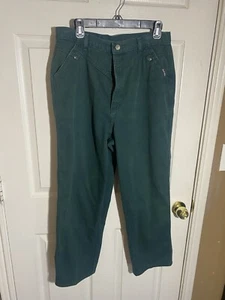 Vintage 90s Rockies Green Denim Mom Jeans High Waisted High Rise 36x26 - Bild 1 von 9
