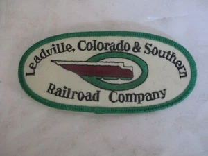 Vintage Leadville Colorado & Southern Railroad Company Souvenir Patche - Picture 1 of 2