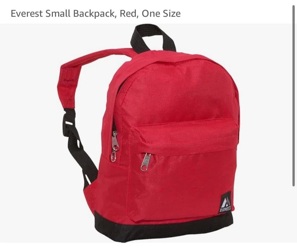 Mochila Everest Pequeña, Roja, Talla Única Foto 1 de 1