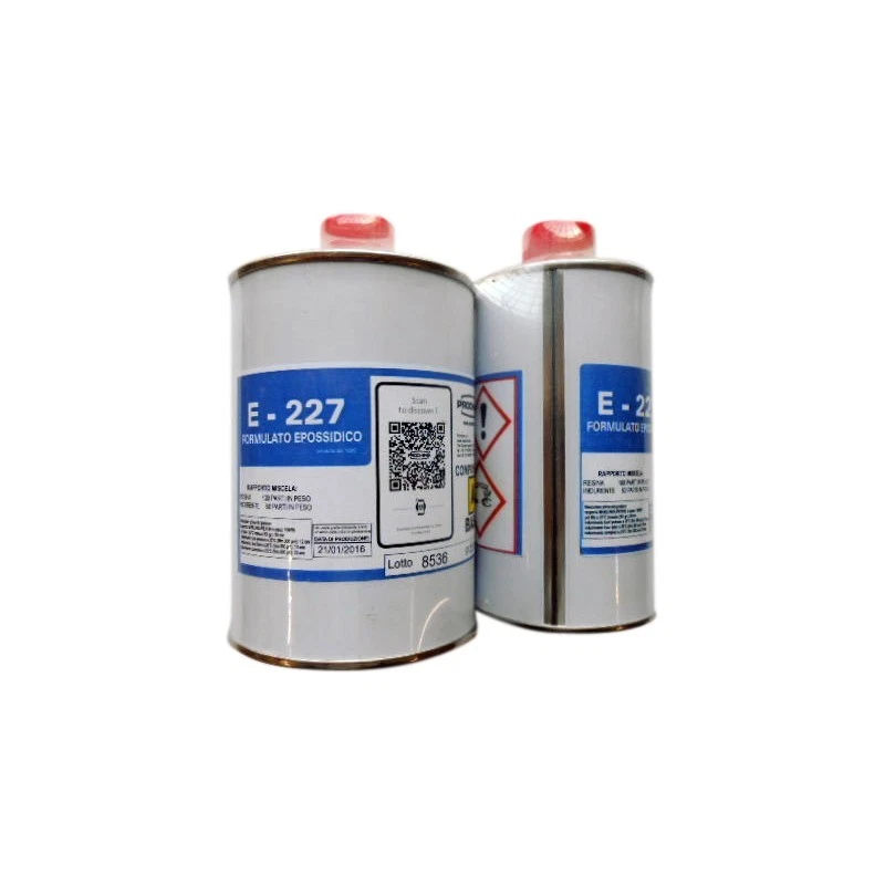 Prochima RESINA EPOSSIDICA E-227 1kg per motoscafi, carene moto, ali