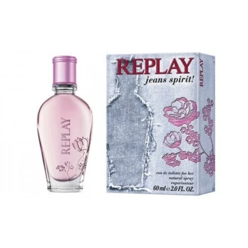 Replay Jeans Spirit For Her Eau de Toilette 60ml - Fragranza Floreale Femminile - Bild 1 von 1