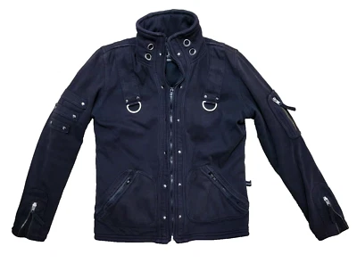 Walla Enterprises Rave Jacket for Men Med Rock the Playa Rivets & Metals Black - Image 1 of 4