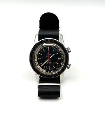 1960’s ENICAR Sherpa Guide GMT 600 Mark II GMT World  Super Compressor. Ref 2342 - Image 1 of 4