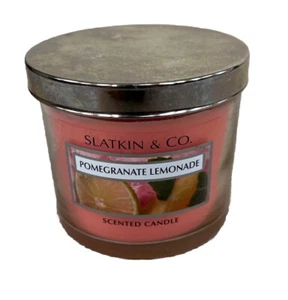 Slatkin & Co Pomegranate Lemonade 4 oz Candle Never Used - Picture 1 of 6