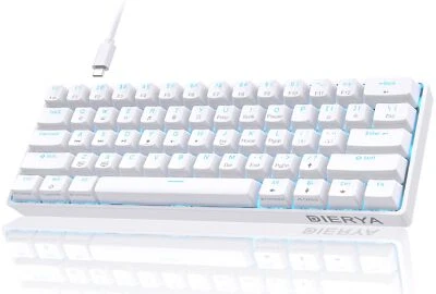 	DIERYA 60% Mechanical Keyboard DK61se Wired Gaming Keyboard with Red Switches	 - Image 1 of 4
