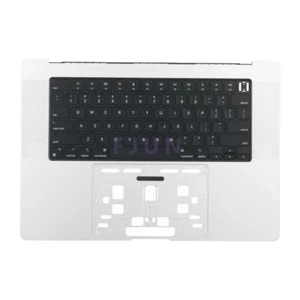 NEW Topcase Palm Rest Keyboard backlight Silver 16"MacBook Pro M2 Max 2023 A2780 - Afbeelding 1 van 5