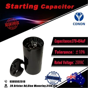 ICAR quality starting capacitor 250VAC 378UF - 454uF Motor Fan 50/60Hz - Picture 1 of 7