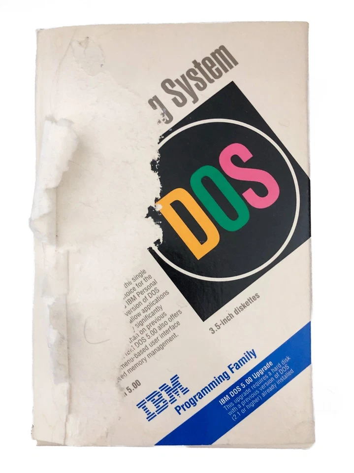 Actualización IBM / DOS 5.0 / 3.5 Disquetes Foto 1 de 1