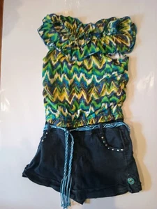 ADORABLE! NWOT'S! My Michelle Girls Size 10, Denim Shorts Romper, $9 - Picture 1 of 2