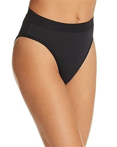 L*Space Women Frenchi Bikini High-waisted Bottom Black Size M B2522