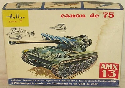 Heller 1975 #784 佳能 de 75 1: 35 比例开箱 (PV) — 第 1/4 张图片