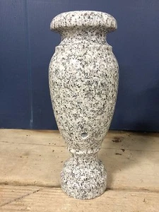 Jarrón de granito perla lunar monumento cementerio lunar flor conmemorativa 10x4-G - Imagen 1 de 1