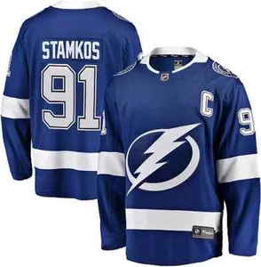 Steven Stamkos Breakaway Jersey Tampa Bay Lighting Hockey Fanatics Men’s Blue - Picture 1 of 3