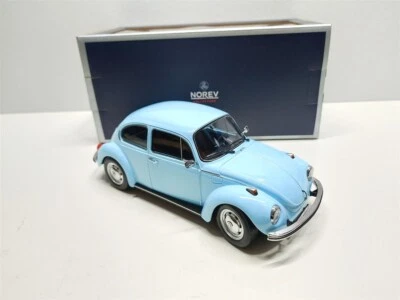 Volkswagen Maggiolone 1303 Light Blu del 1973 - 1/18 Norev - Immagine 1 di 4