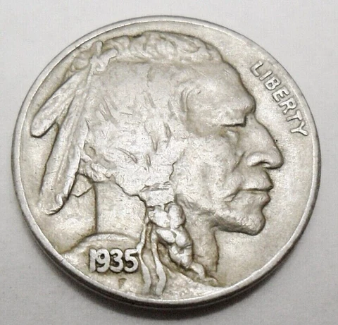1935 S INDIAN HEAD "BUFFALO" NICKEL  *AG OR BETTER*  **FREE SHIPPING** Cover