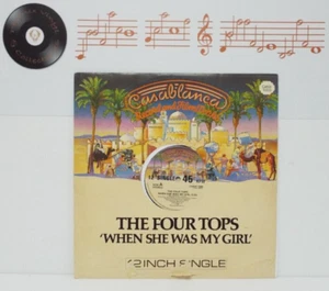 The Four Tops When She Was My Girl 12” Single A1 B1 Pressing - VG - Picture 1 of 3