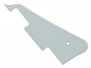 USA Spec Solid White 1 Ply LP Guitar Pickguard Scratch Plate For Gibson Les Paul - Picture 1 of 2