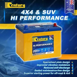 Century Hi Performance 4X4 Battery for Toyota LandCruiser 105 200 Prado 120 150 - Picture 1 of 2